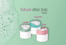 Recyclable and lockable Future Disc Top closure for beauty packaging